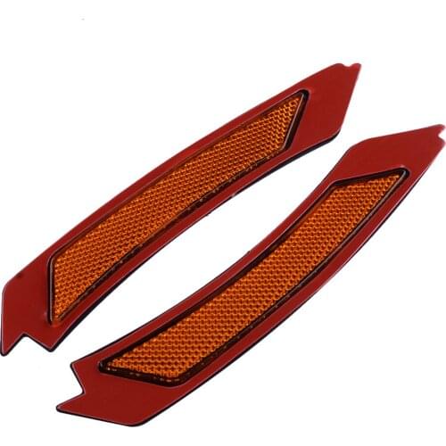 1 Pair Car Amber Lens Front Bumper Side Reflector Marker Light Housing Fit For BMW E90 E91 4 Door LCI 2009 2010 2011 63147205397