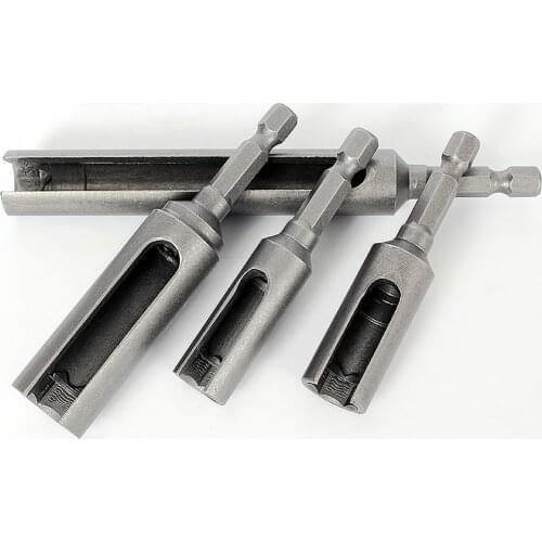 1Pcs Length 100/120/135mm Open End Hex Socket Sleeve Bit Nut Driver For Power Tools 1/4"(6.35mm) Shank