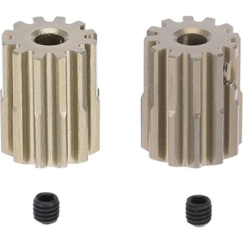2Pcs 32DP 3.175mm 12T Pinion Motor Gear for 1/10 RC Car Brushed Brushless Motor