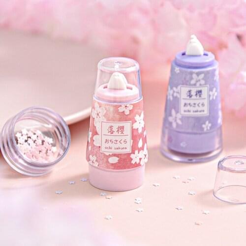 24 pcs/lot Creative Cherry Sequins 6M Correction Tape Cute Tapes Promotional Stationery gift School Office Supplies