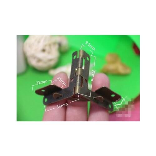 31mm *36mm wooden packing box hinge jack box hinges bronze color iron hinges supplies