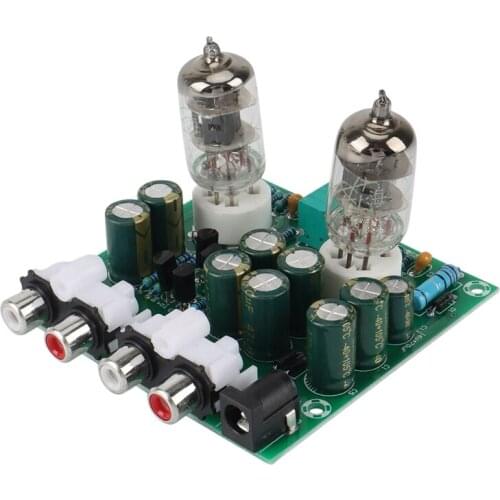 6J1 Hifi Stereo Electronic Tube Preamplifier Board Finished Preamp Amplifer Buffer Effect Device