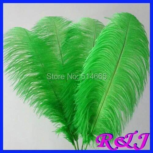 EMS Free shipping Cheap ostrich feather 100pcs 20-22 inches 50-55cm Lime Green Ostrich plumage ostrich plume