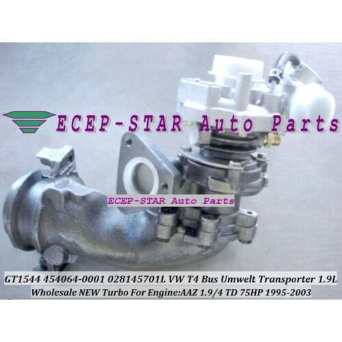 Free Ship GT1544S 454064 454064-0001 028145701L Turbo Turbocharger For VW T4 BUS Umwelt Transporter AAZ 1.9L 75HP 95-03 1.9/4 TD
