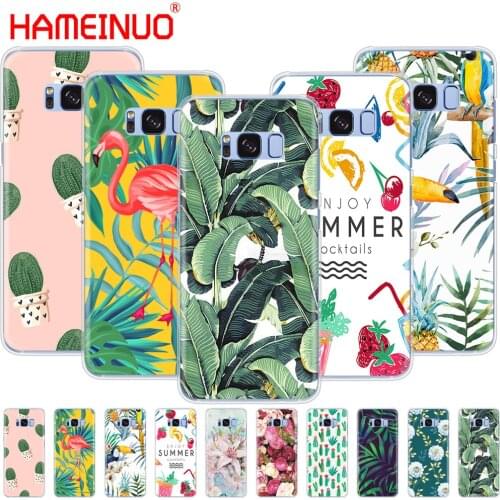 HAMEINUO Flower Daisy Plants Fruit Cactus cell phone case cover for Samsung Galaxy S9 S7 edge PLUS S8 S6 S5 S4 S3 MINI