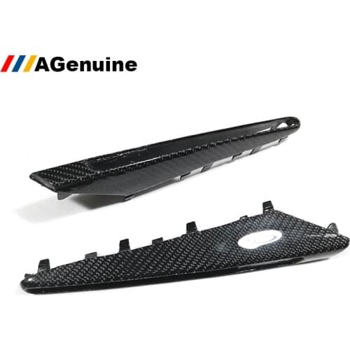 Real carbon fiber fender light cover side lamp hood fender warning lamp cover trims for BMW 3 series 90 E92 M3