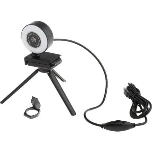 Business HD Webcam with Microphone, USB Computer Web Camera [Plug and Play], for Streaming Meeting, PC Laptop Desktop