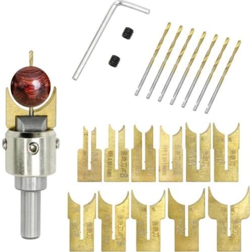 Woodworking alloy drill turning tool hand string milling cutter suitable for round beads