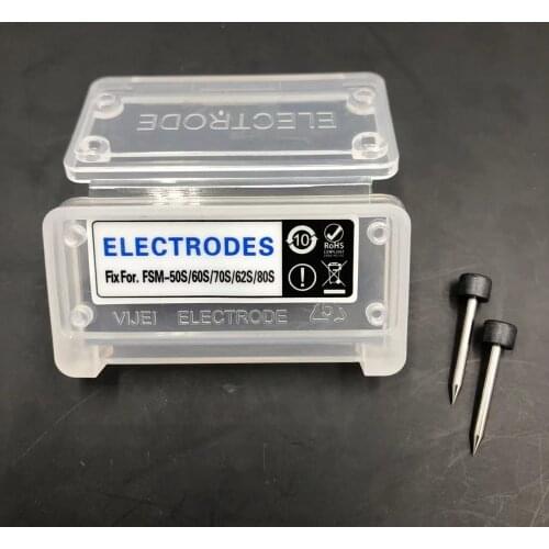 Free shipping VIJEI Electrodes for ELCT2-20A FSM-50S FSM-60S FSM-80S FSM-70S 62S 60R 70S+ 19S Fusion Splicer Electrodes