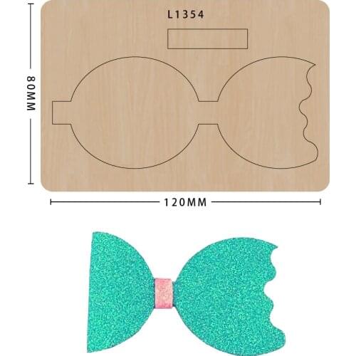 Bowknot Knife Mold Molds Bow-Shaped Cutting Molds New Die-Cutting Wooden Molds Suitable For Big Shot Machines