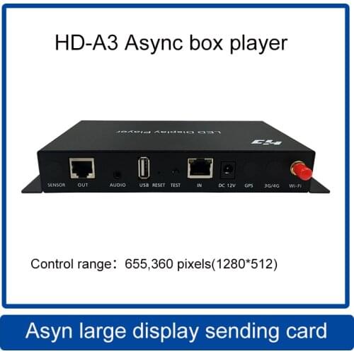 HD-A3 Asyn large display sending card Use with HD-R receiving card,1.6GHz CPU, 8Gb memory, the smoothest video playback