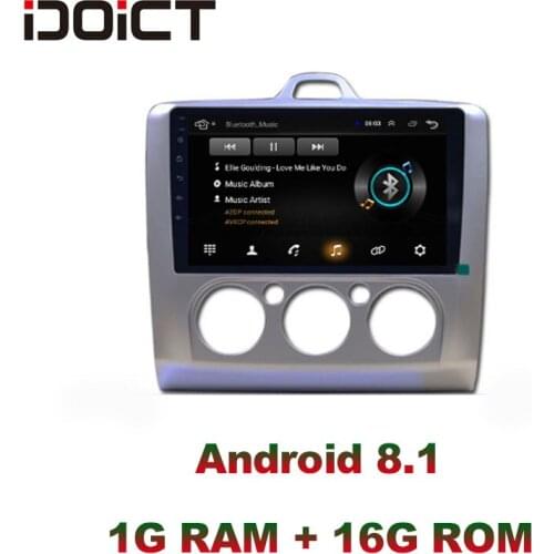 IDOICT Android 8.1 Car DVD Player GPS Navigation Multimedia For Ford Focus Radio 2005-2011 car stereo bluetooth wifi