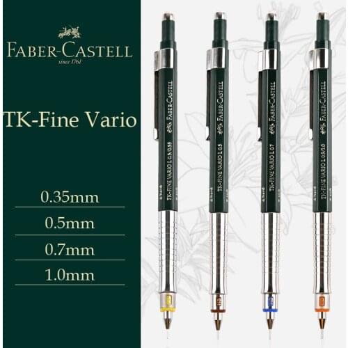 1pcs German Faber Mechanical Pencil TK-Fine Vario L 0.3mm/0.5mm/0.7mm/1.0mm Student Drawing Design Drawing Pencil