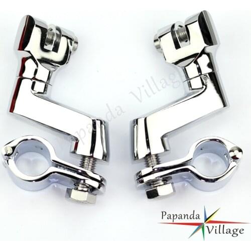 25mm/32mm/38mm Engine Guard Footrest Foot Pegs Magnum Clamps Mount Kit For Harley Honda Yamaha Kawasaki Triumph ATV UTV Bobber