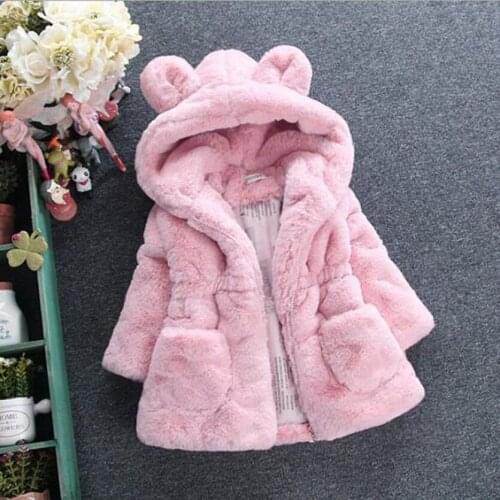 2020 Winter Children Jackets Girls Coat Princess Girl Outerwear Jackets Warm Thick Girl Clothes Velvet Printed Blouson Fille
