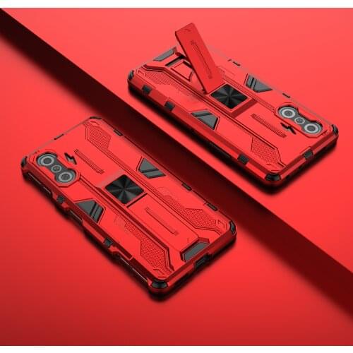 Magnetic Kickstand Armor Cover Case for Xiaomi POCO F3 GT X3 Pro NFC M3 M 3 F 3 Shock Proof Cell Phone Bag Funda