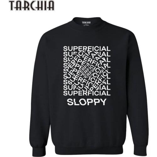 TARCHIA 2021 Autumn Brand Casual Sweatshirt Sloopy Quot Printed Slim Fit Mens Hoodies Pullovers Hoody Plus Size