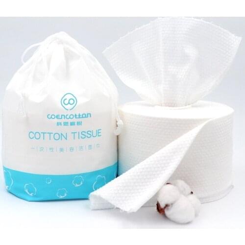Disposable Facial Towel Cleansing Towel Roll Pure Cotton Beauty Salon Facial Towel Soft Towel Roll Pure Cotton Soft Towel