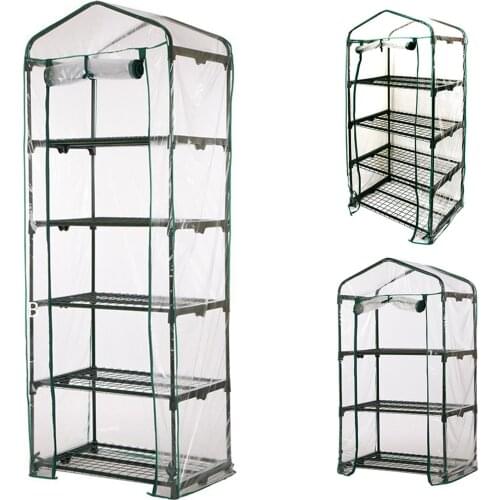 Garden House Mini Portable Garden Green House Warm Greenhouse Flower Plants Gardening Outdoor Greenhouse Cover (no Iron Shelf)
