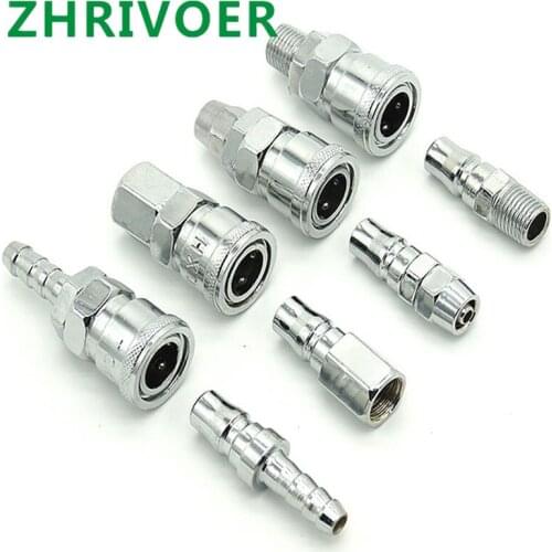 Work on Air compressor Pneumatic fitting C type Quick connector High pressure coupling PP20 SP20 PF20 SF20 PH20 SH20 PM20 SM20