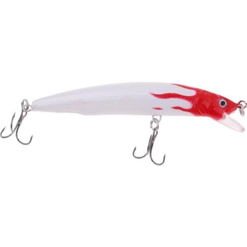 Lifelike Minnow Fishing Bait 3D Fishing Eyes Crankbait Sinking Lure for Bass, Walleye, Redfish