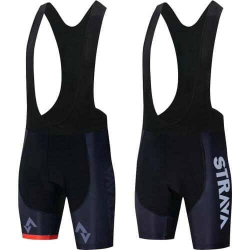 STRAVA 2021 Pro Team Cycling Shorts Men Bib Anti Slip Gel Cycling MTB Bike Shorts Mountain Bicycle Short Pants ciclismo