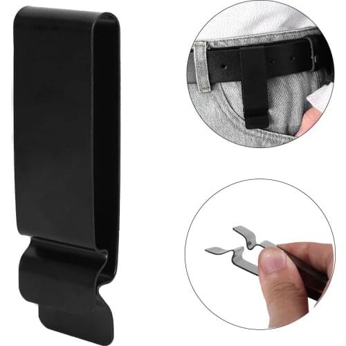 Tactical Holster Sheath Belt Clip Metal Holster Belt Clip Spring Hook Buckle Clasp DIY Carrying Money Clip Hunting Accessories