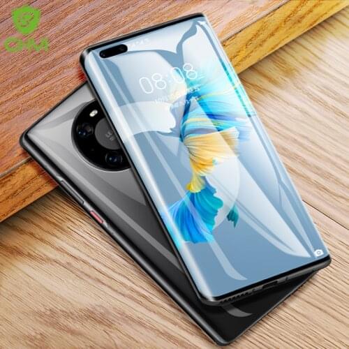 CHYI 3D Curved Film For Huawei Mate 40 Pro Plus 5G Screen Protector Full Cover nano Hydrogel Film With Tools Not Glass No bubble