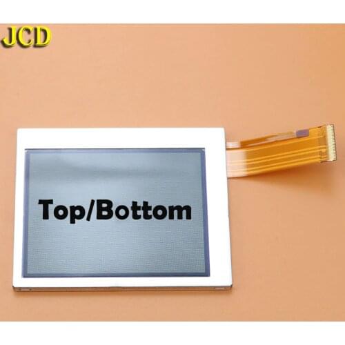 JCD 1pcs Replacemeny Parts Top Bottom Upper Lower LCD Screen Display for NDS Game Console LCD Screen for Nintend DS