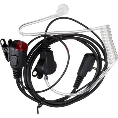 10x Covert Acoustic Tube Earpiece Headset Mic PTT For Kenwood Two Way Radio TK3160 K2107 TK3107 TK-3170 TK-3173 TK-3200