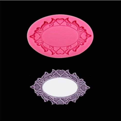 11.3*7.5*1CM DIY Sugar Craft Cake Vintage Petal Wreath Cake Silicone Mold Fondant Mold Cake Decorating Tools Gum Paste Mold