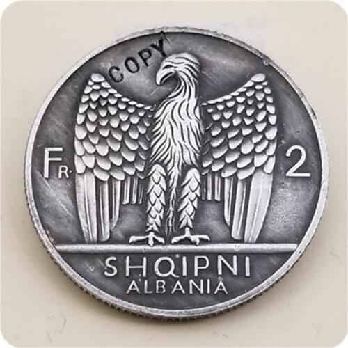 1926 Albania 2 Franga Ari COPY COIN FREE SHIPPING