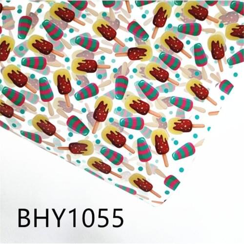 20*33CM A4 size Christmas character transparent cartoon UV print PVC fabric BHY1055