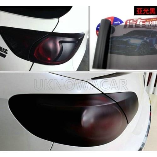 30CMX100CM Car New Matt Black Tail Light Film Tint Taillight Motorbike Headlight Rear Lamp smoked Tinting Film Stickers Styling