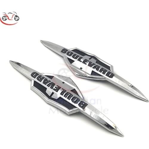 3D Fuel Tank Stickers Boulevard Emblem Badge Decals Sticker Tank Pad Protector for Suzuki C50 C90 C109R M50 M90 M109R