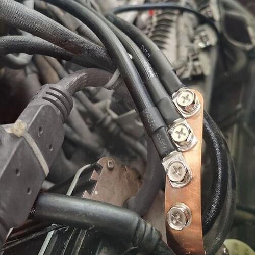 4 awg 25 Square Car Parallel Connected Battery Positive Negative Wire Generator Inverter Cable Pure Copper Ground Wire