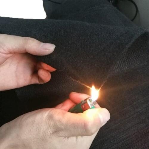 4mm Non-woven Fabric High-oxygen Flame-retardant Thermal Insulation Pre-oxidized Fiber Thermal Insulation Black Felt Cloth