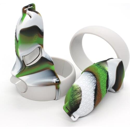 VR Accessories For Oculus Quest 2 VR Silicone Cover Controller Protective Sleeve Skin Handle Grip Covers For Oculus Quest2