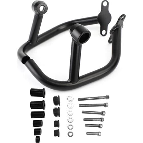 Artudatech BLACK CRASH BAR ENGINE GUARD BUMPER Fit for Kawasaki Z900 ZR900 2020 2021 Motorcycle Accessories Parts