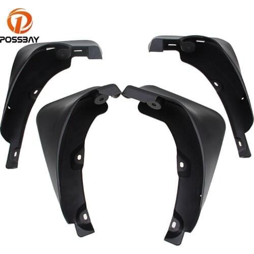 POSSBAY Front Rear Mudguards for 2006 2007 2008 2009 2010 2011 Toyota RAV4 2.4L Mud Flaps Splash Guard Car Fenders