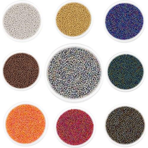 1800pcs/lot 2mm Charm Czech Glass Seed Beads Small Miyuki Delica Bead Findings For DIY Bracelet Necklace Jewelry Making Supplies