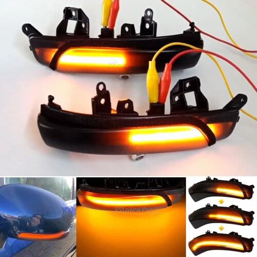 For Toyota Camry Prius Crown Mark X ZIO SAI IQ EQ EV PASSO MAJESTA 2008 2009 2010 2011 2012-15 Side Mirror LED Turn Signal Light