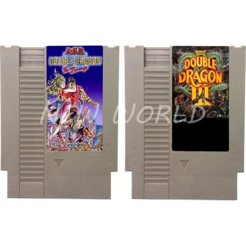 Double Dragon Series Video Game Cartridge Card For 72 Pin 8 Bit Game Player