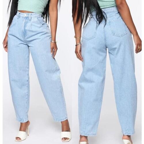 Womens New Fashion Street Chic Vintage Loose Wide Leg Flare Jeans For Women Pants Spring Fall Stylish Denim Trousers Female