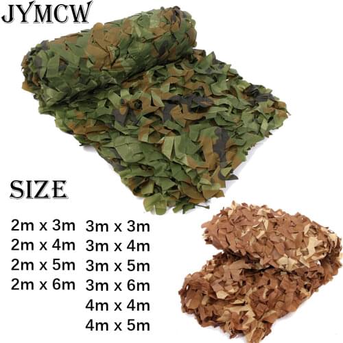 Camouflage Nets Military Army Training Tent Shade Outdoor Camping Hunting Shelter Hide Netting Car Covers Garden Bar Decoration