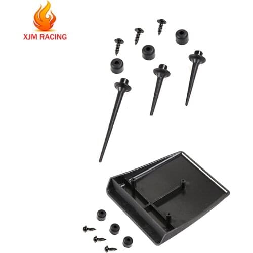 Plastic Roof Air Intake Trim Panel and Roof Antenna Set for 1/5 ROVAN ROFUN RACING RF5 4WD WRC Rally MCD Rc Car Toys Parts