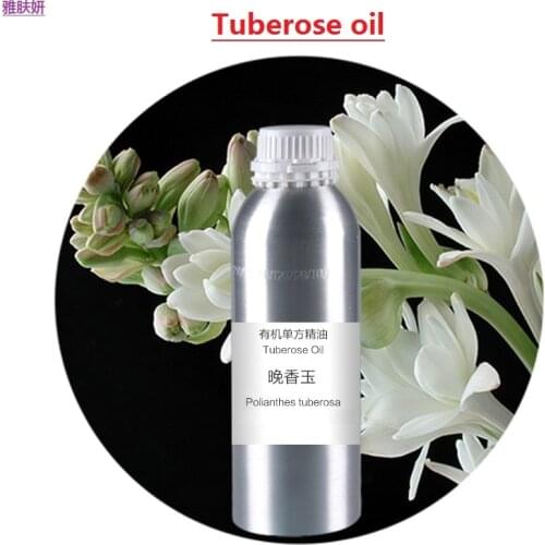 Massage oil 10 ml/ bottle Tuberose essential oil, organic cold pressed vegetable & plant oil skin care oil free shipping