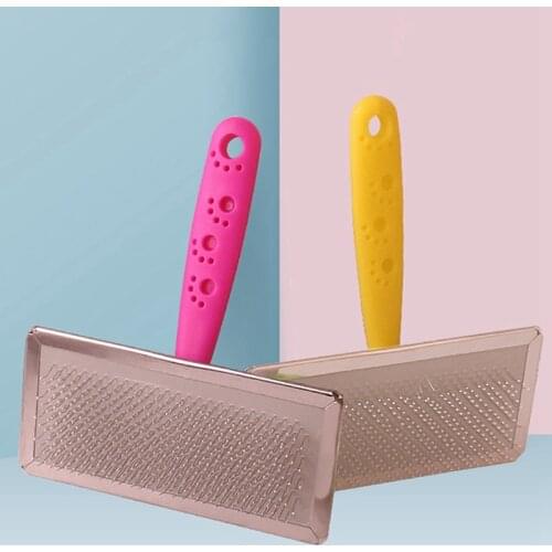 2PCS Dog Brush Set Professional Paw Print Dog Grooming Brush Puppy Slicker Comb Pet Dog Hair Removal Needle Combs Legendog
