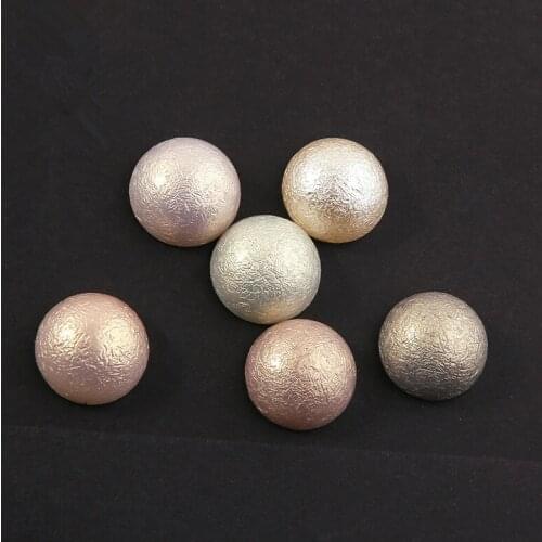 New arrived 30pcs/lot 15mm color wrinkle decoration geometry rounds shape resin flatback beads diy jewelry earring pendant