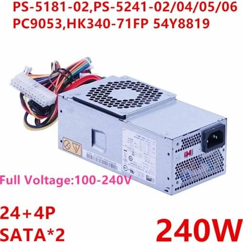 New Original PSU For HP TFX M70E M75 M90P M91 A6880F 240W Power Supply PS-5181-02 PS-5241-05 PS-5241-06 PC9053 HK340-71FP